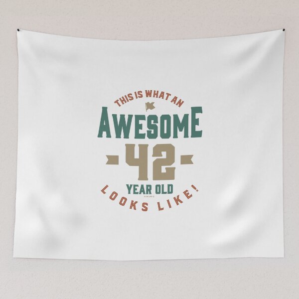 Item preview, Awesome 42 Year Old designed and sold by RafaelLopezz.