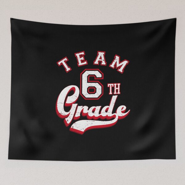 Item preview, Team 6th Grade Red designed and sold by RiffXS.