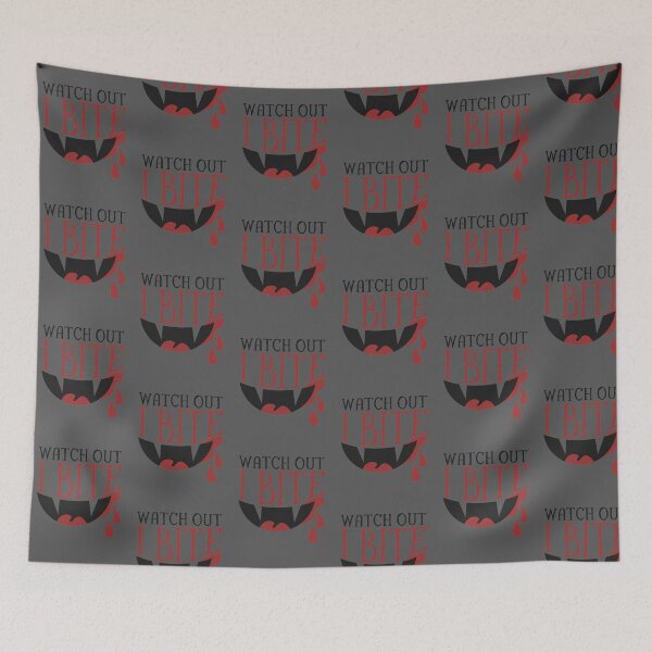 Item preview, Watch Out I Bite - Vampire Costume - Halloween product designed and sold by bkfdesigns.
