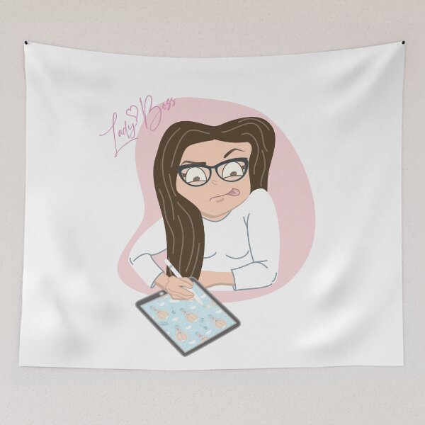 Item preview, Lady boss vector character illustration  designed and sold by Arch4Design.