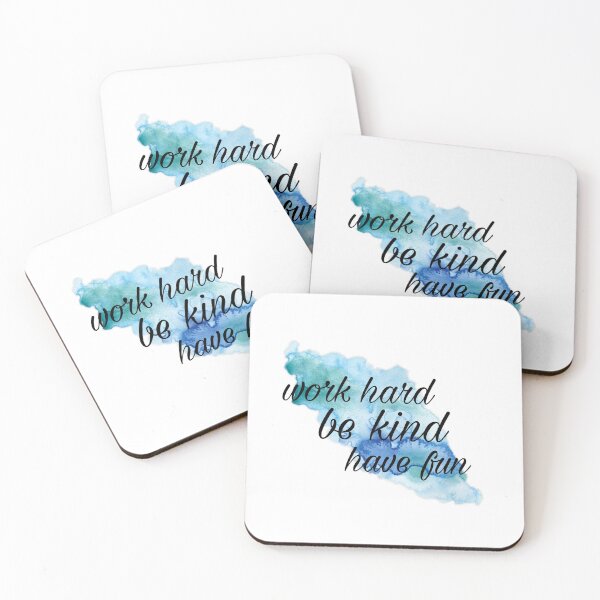 Item preview, work hard be kind have fun designed and sold by cball-2428.