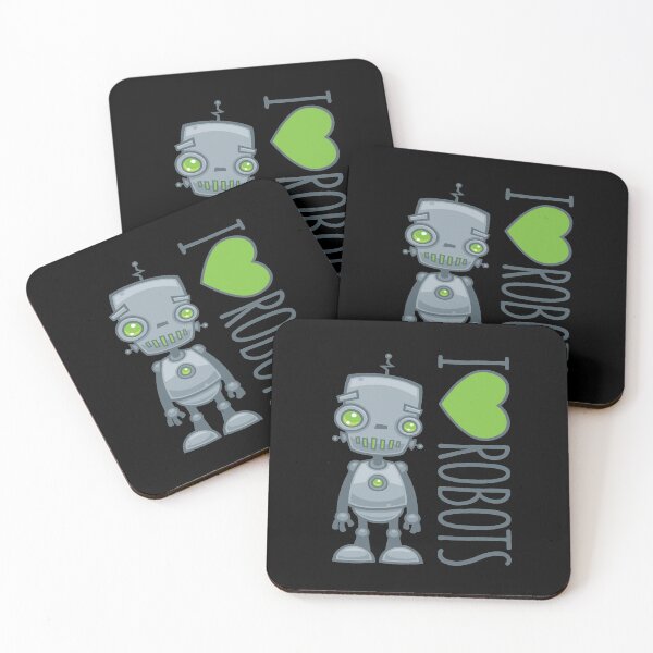 Item preview, I Love Robots designed and sold by fizzgig.