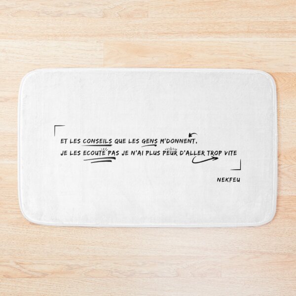 Item preview, Quote from Nekfeu designed and sold by Oni  Zuka.