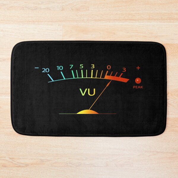 Artikelvorschau, VU Meter Hi-Fi Vintage Stereo Farbverlauf Design entworfen und verkauft von Damn Fine Arts.