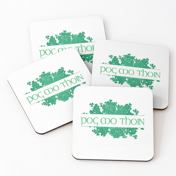 Item preview, Pog Mo Thoin Shamrocks St. Patrick's Day Gaelic Saying  designed and sold by funnytshirtemp.