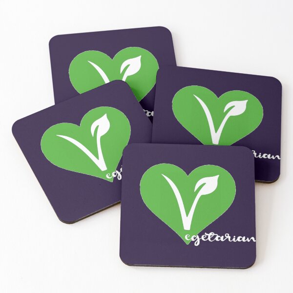 Item preview, Love Vegetarian  (white text) designed and sold by TheNobleGent.