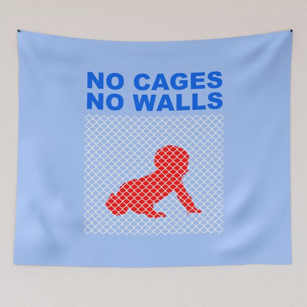 Item preview, No Cages No Walls | Close The Camps designed and sold by greenshoot.