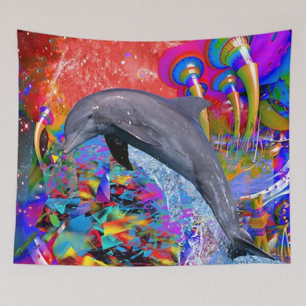Item preview, Dolphin Color Splash designed and sold by Icarusismart.