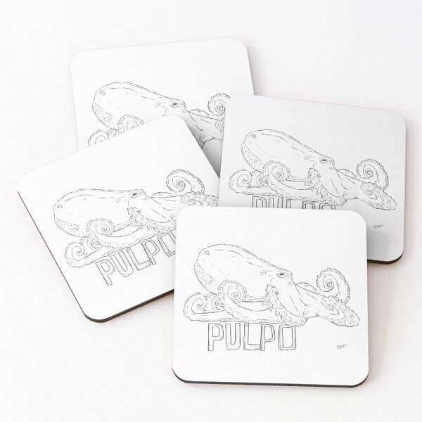 Item preview, Pulpo - Line/pen art designed and sold by ArtByAlisonLove.
