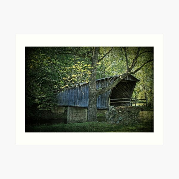 Bob White Covered Bridge Art Print