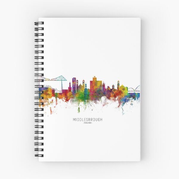 Item preview, Middlesbrough England Skyline designed and sold by ArtPrints.