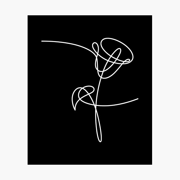 KPOP BTS Aimez-vous Fleurs: Tulipe Impression photo