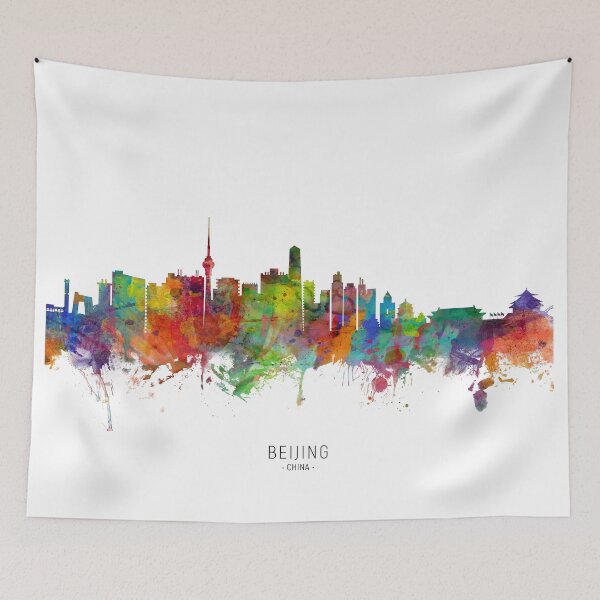 Item preview, Beijing China Skyline designed and sold by ArtPrints.