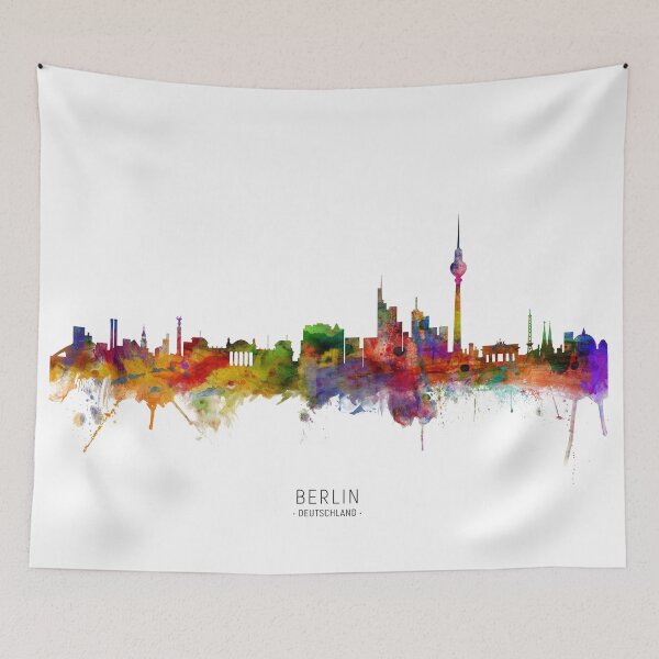 Item preview, Berlin Germany Skyline designed and sold by ArtPrints.