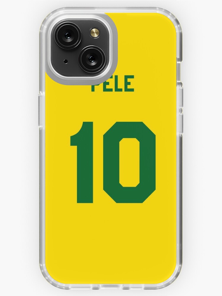 Funda de iPhone for Sale con la obra «Pele número 10 camiseta» de  FootballArcade