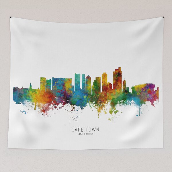 Item preview, Cape Town South Africa Skyline designed and sold by ArtPrints.