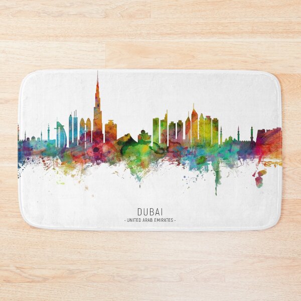 Aperçu de l'œuvre Dubai Skyline créée et vendue par ArtPrints.