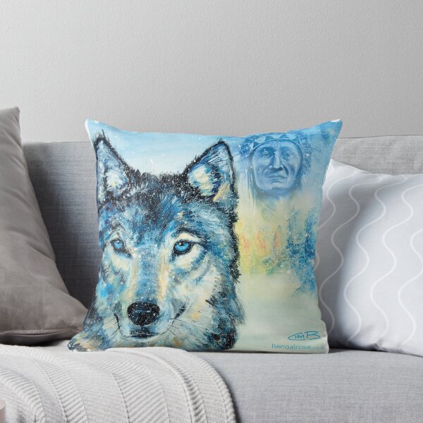 Aperçu de l'œuvre Spirit Wolf - votre guide spirituel des animaux créée et vendue par Cimbart.