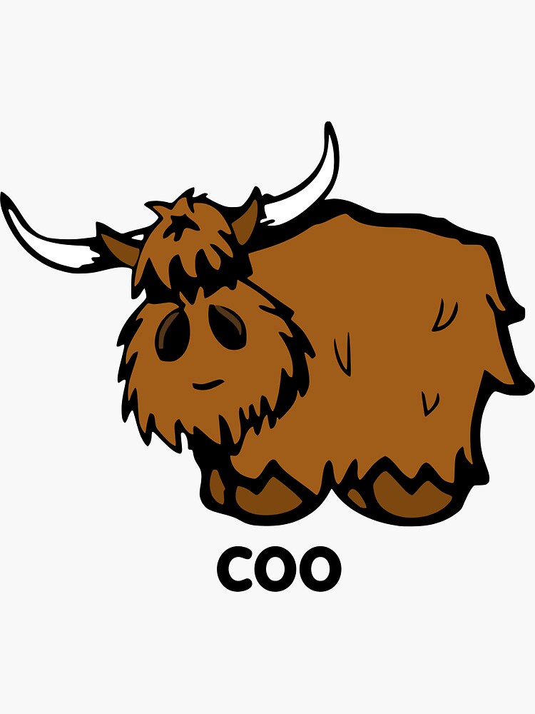 Heilan' Coo - with text by thingsinjars