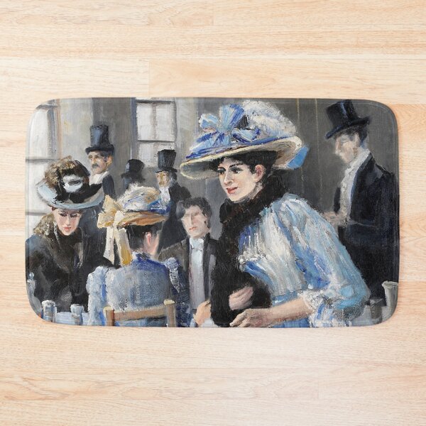 Item preview,  Vintage art of ladies in blue period dresses designed and sold by Vintage Designs +.