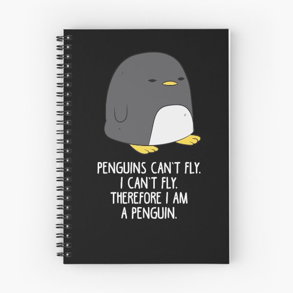 Item preview, Penguins can not fly I can not fla Therefore I am a Penguin designed and sold by Mohja-Design.