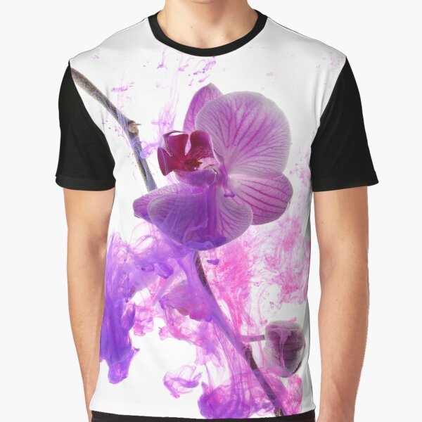 Abstract pink orchid Graphic T-Shirt