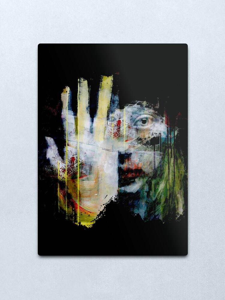 Alternate view of Still No Metal Print