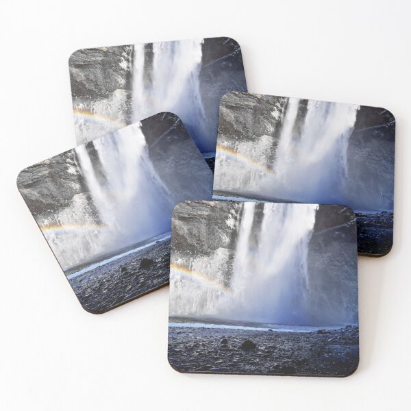 Item preview, Skogafoss Rainbow Waterfall in Iceland designed and sold by Olivia Ossege.
