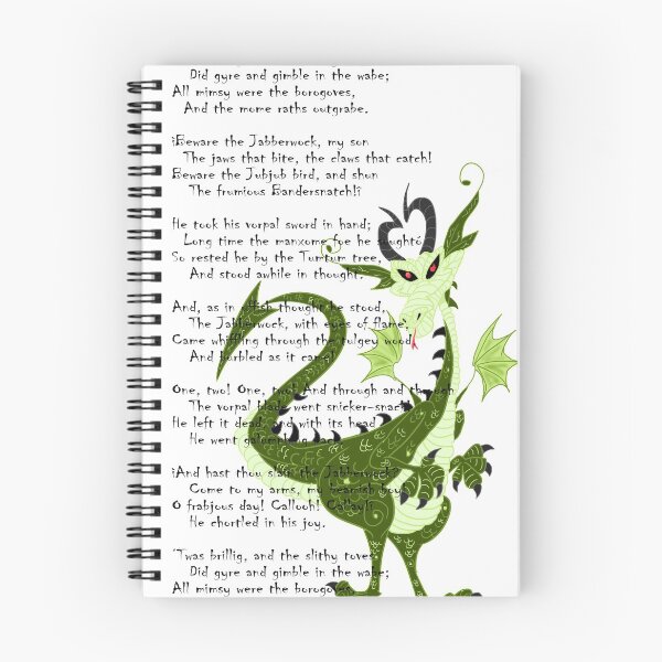 Item preview, Jabberwocky poem  designed and sold by E-Ocasio.
