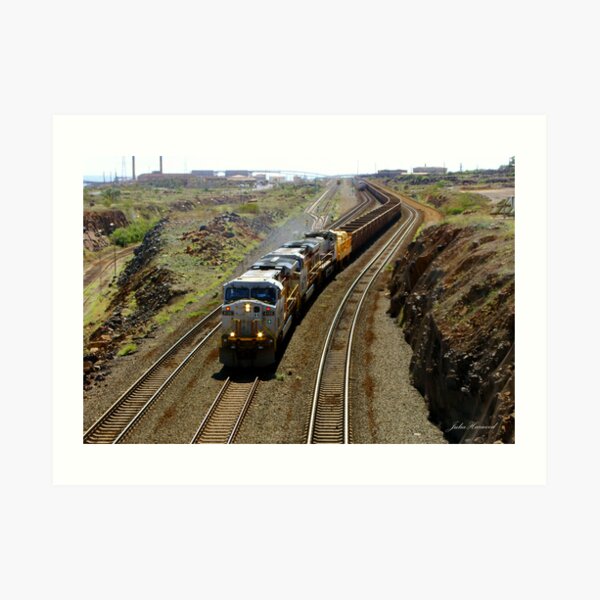 Ore Train, Western Australia Art Print
