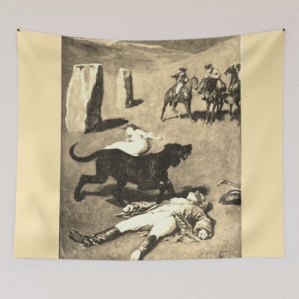 Item preview, Sherlock Holmes - Hound Of The Baskervilles (Vintage Illustration) designed and sold by CrimeLab.