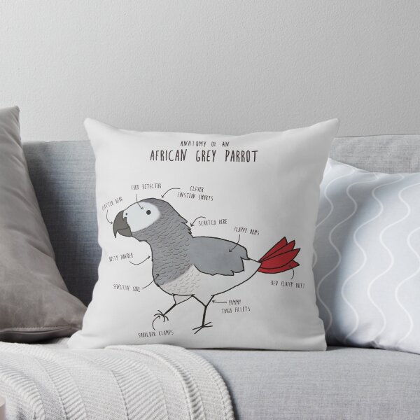 Item preview, Anatomy of an African Grey Parrot designed and sold by Clara Hollins.