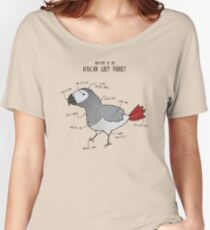 Anatomy of an African Grey Parrot Women's Relaxed Fit T-Shirt