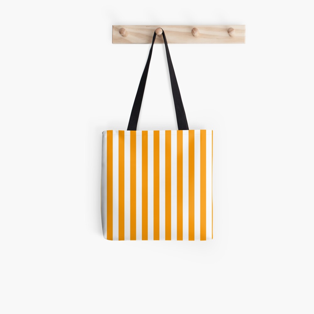 Mango Mojito Beach Hut Vertical Stripe Fall Fashion Tote Bag