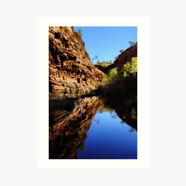 Hamersley Gorge, Karijini Art Print