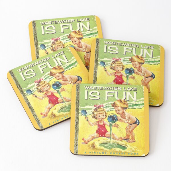 Item preview, Wastewater Lake Is Fun designed and sold by vintage-covers.