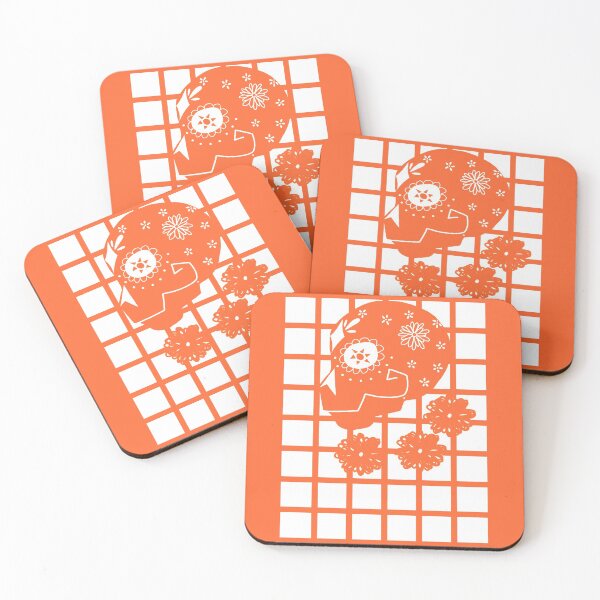 Item preview, orange papel picado designed and sold by ad-art.