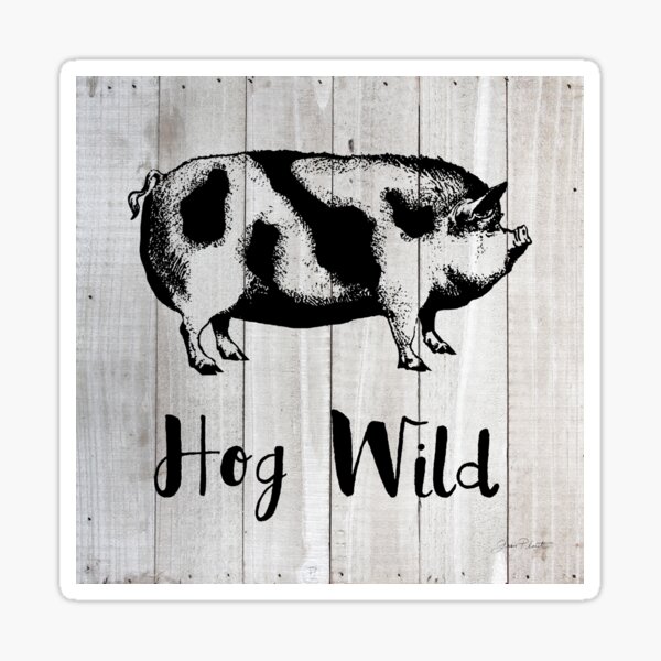 Wild Hog Stickers Redbubble