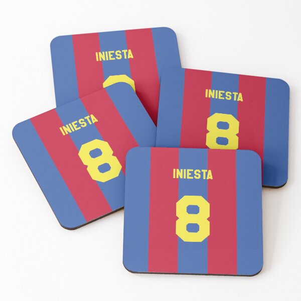 Item preview, Iniesta Number 8 Shirt designed and sold by FootballArcade.