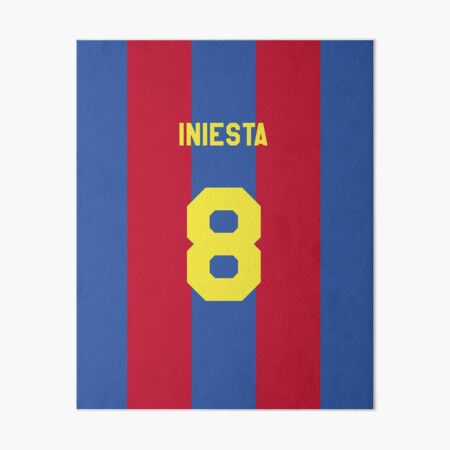 Iniesta Number 8 Shirt