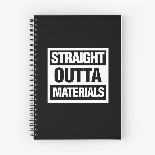 Item preview, Straight Outta Materials designed and sold by elhefe.