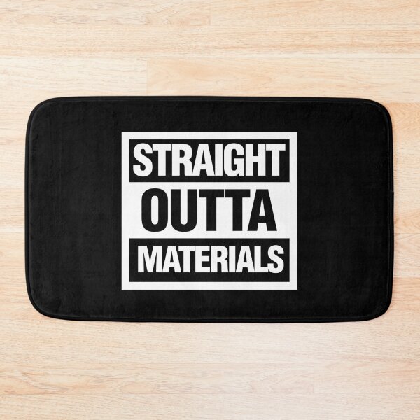 Item preview, Straight Outta Materials designed and sold by elhefe.