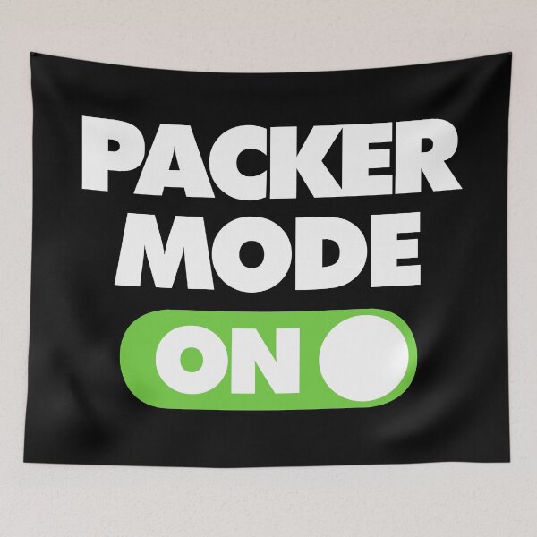 Item preview, Packer Mode ON Funny Sports Saying designed and sold by elhefe.