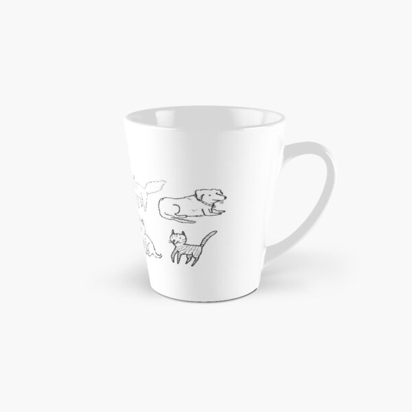 Cats and dogs hanging out Tall Mug