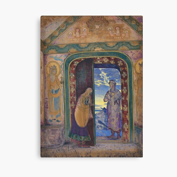 Item preview, The Messenger by Nicholas Roerich designed and sold by Vintage Designs +.