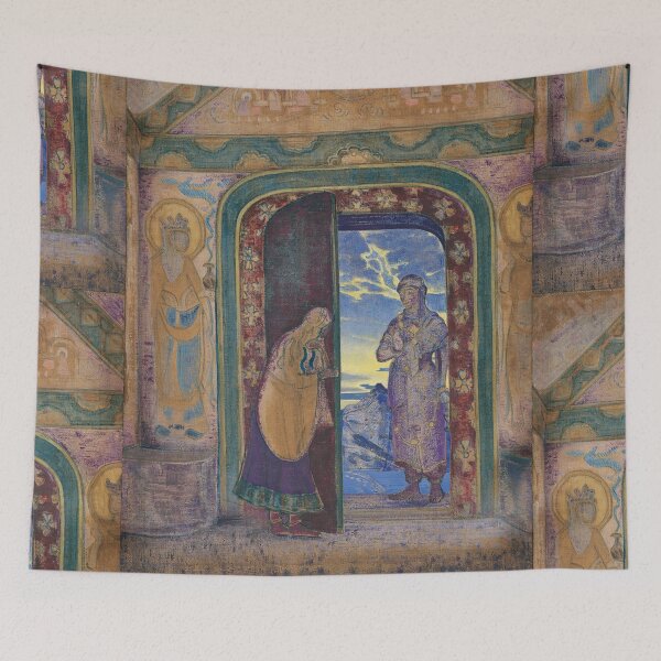 Item preview, The Messenger by Nicholas Roerich designed and sold by Vintage Designs +.