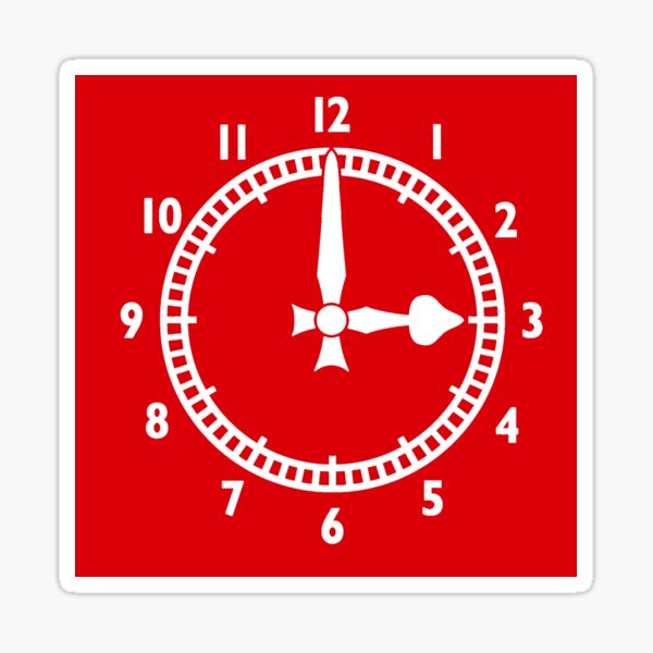 "Highbury Clock End" Sticker by Confusion101 Redbubble