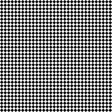 Artwork thumbnail, Classic Black and White Small Diamond Checker Board Pattern by podartist