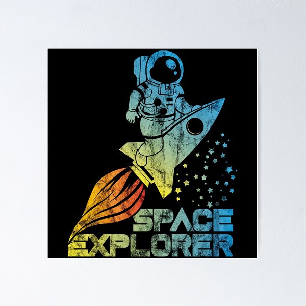 Item preview, Astronaut Rocket USA Space Shuttle Universe designed and sold by titanosdesign.