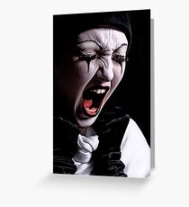 Pierrot's Fear Greeting Card